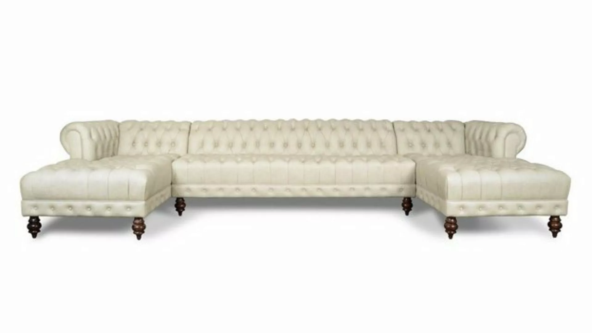 Xlmoebel Ecksofa U-förmige Klassische Leder-Wohnlandschaft mit Ecksofa - 36 günstig online kaufen