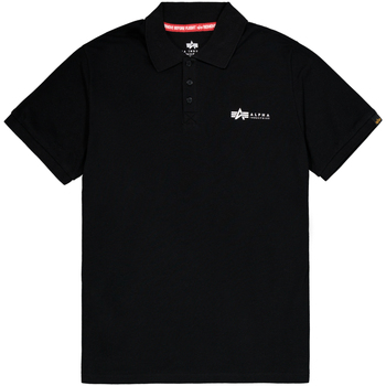 Alpha Industries  T-Shirts & Poloshirts Basic Polo SL - black günstig online kaufen