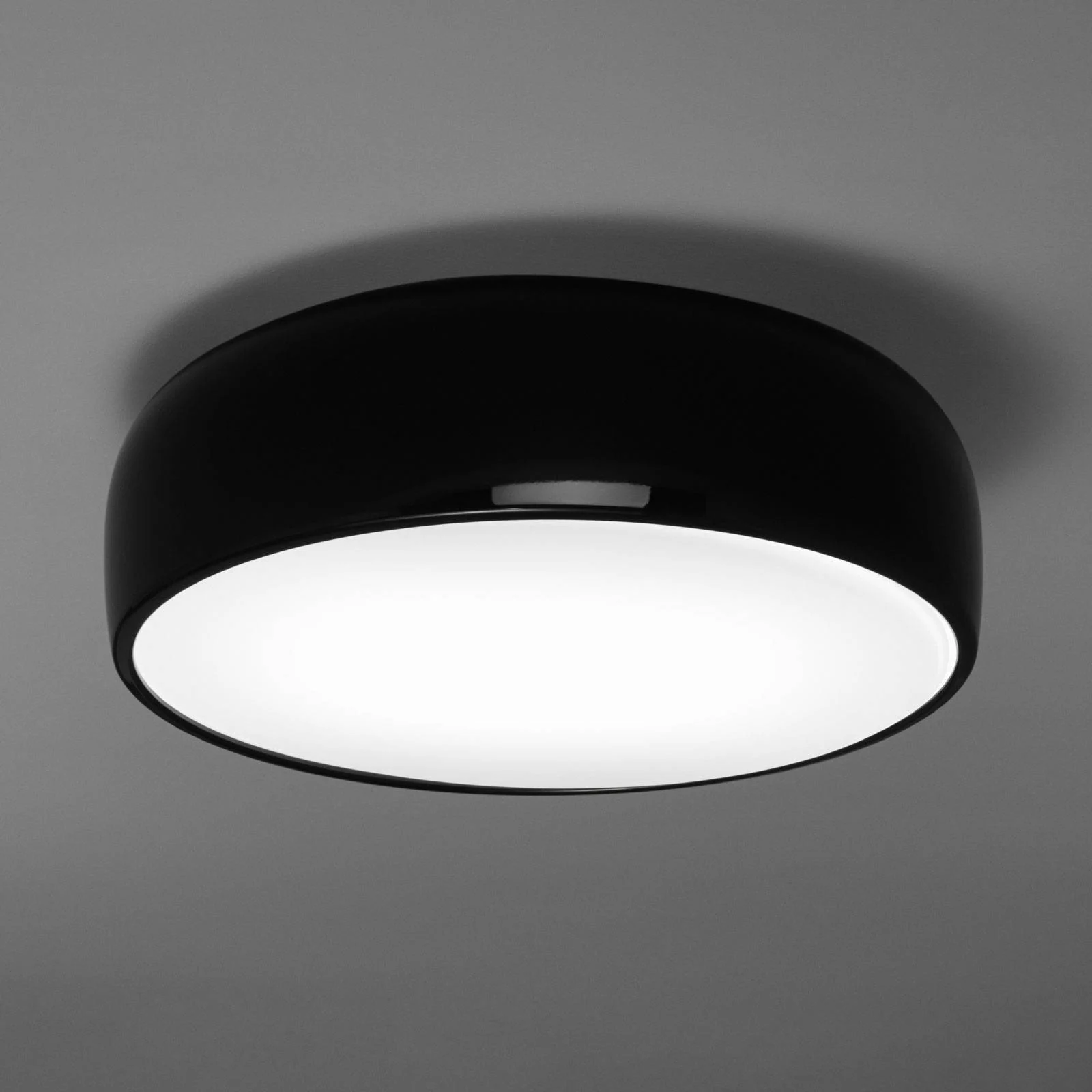 FLOS Smithfield C Deckenlampe schwarz glänzend E27 günstig online kaufen
