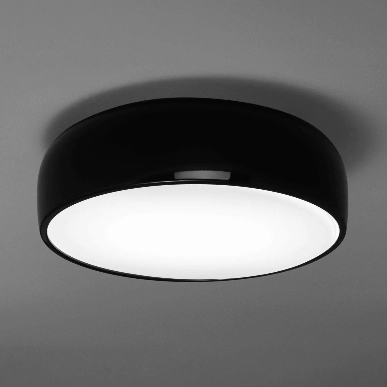 FLOS Smithfield C Deckenlampe schwarz glänzend E27 günstig online kaufen