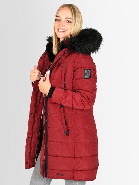 Navahoo Winterjacke Lotusblüte Pri mit warmem Teddyfell und abnehmbarem Kun günstig online kaufen