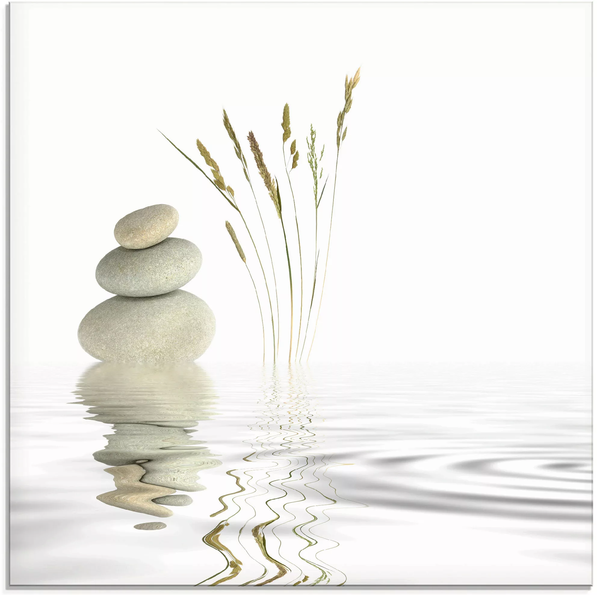 Artland Glasbild "Zen Friede", Zen, (1 St.), in verschiedenen Größen günstig online kaufen