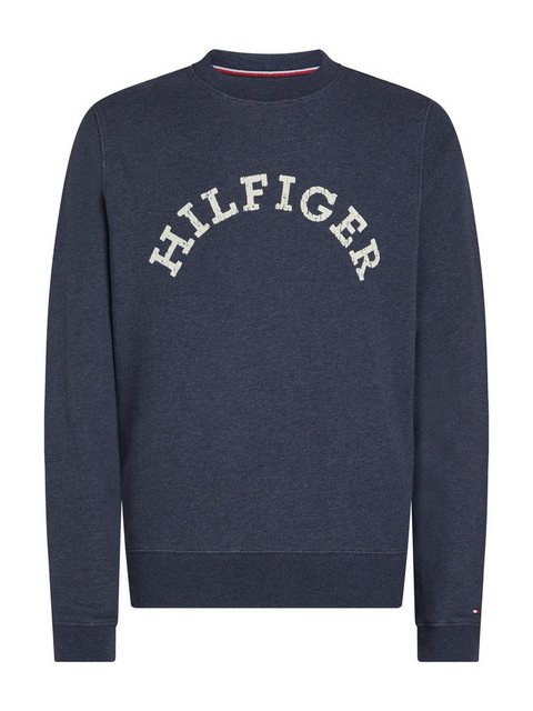 Tommy Hilfiger Sweatshirt HILFIGER ARCHED HTR SWEATSHIRT mit gebrochenem Pr günstig online kaufen