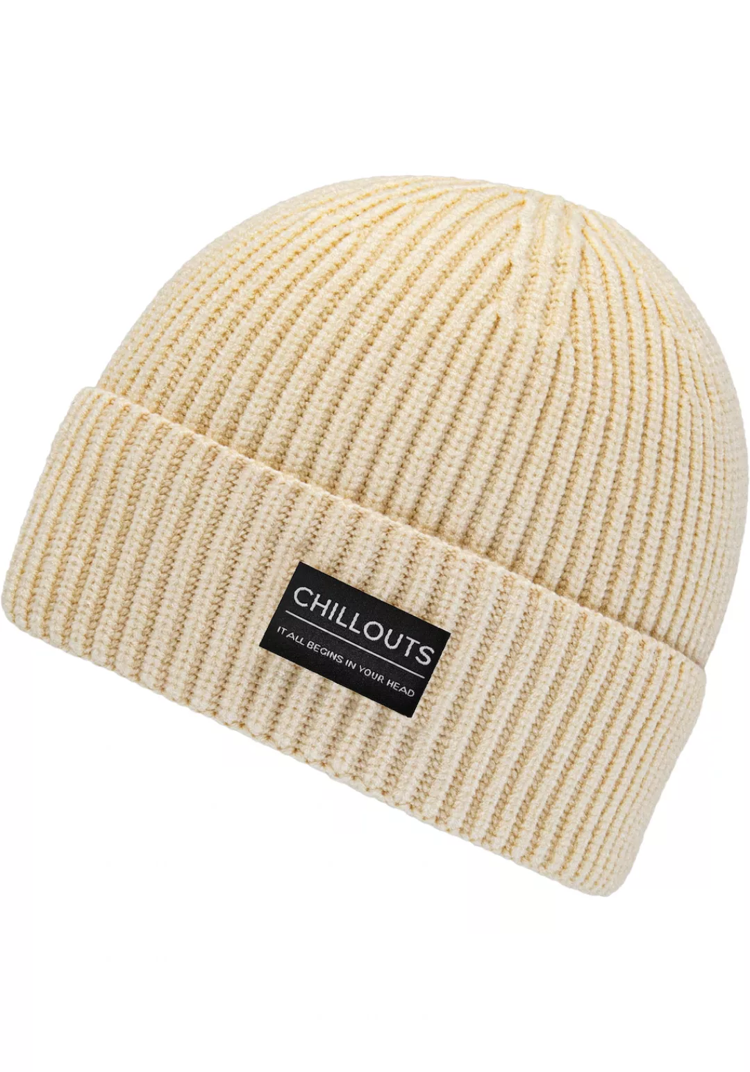 chillouts Strickmütze "Caleb Hat", In Rippenstrick-Optik günstig online kaufen