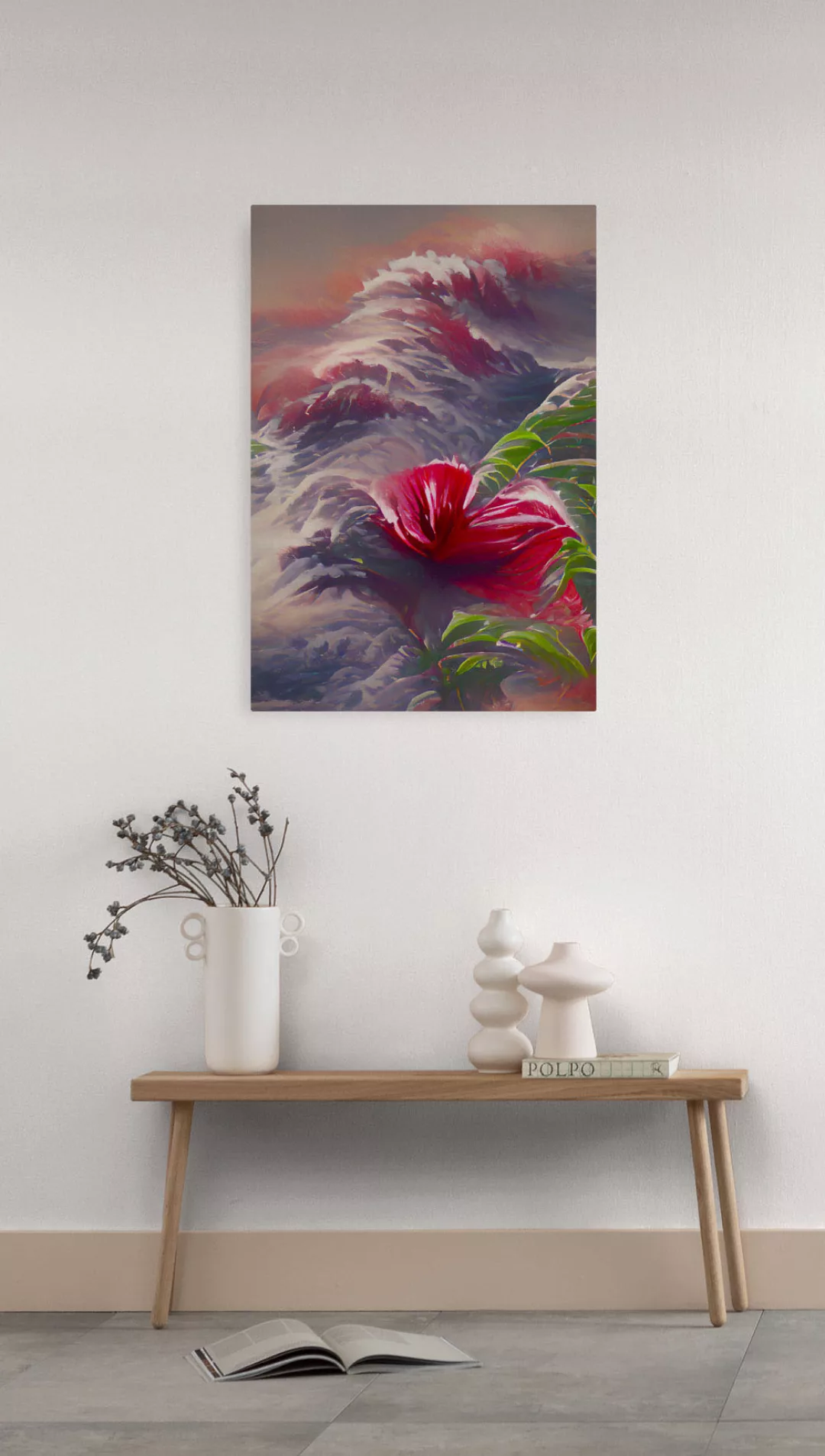 Komar Leinwandbild "Blossom Wave", (1 St.), 40x60 cm (Breite x Höhe), Keilr günstig online kaufen