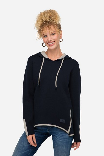 Laurasøn Wollpullover Hoodie Doubleface Kapuze Langarm günstig online kaufen