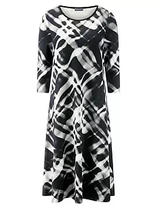 Midi-Jersey-Kleid BASLER schwarz günstig online kaufen
