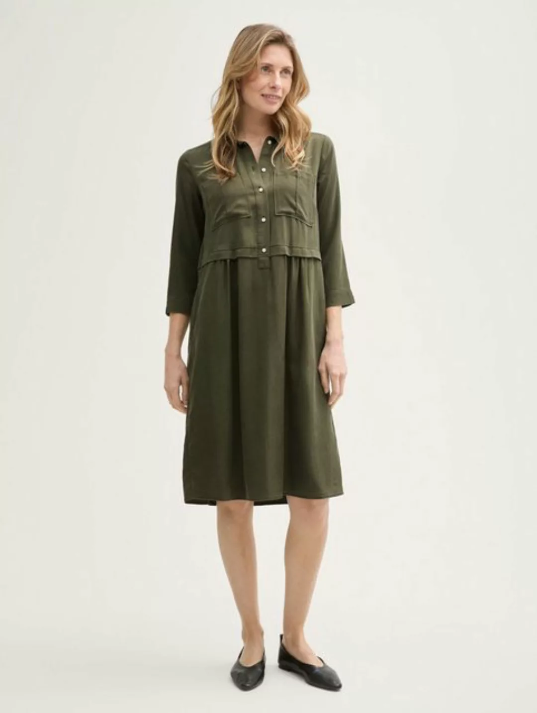 TOM TAILOR Sommerkleid Blusenkleid im Utility-Look günstig online kaufen