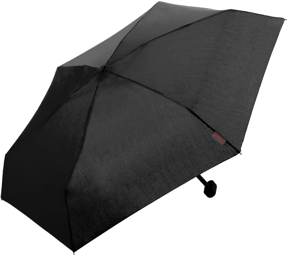EuroSCHIRM Taschenregenschirm "Dainty, schwarz", besonders leicht, super fl günstig online kaufen