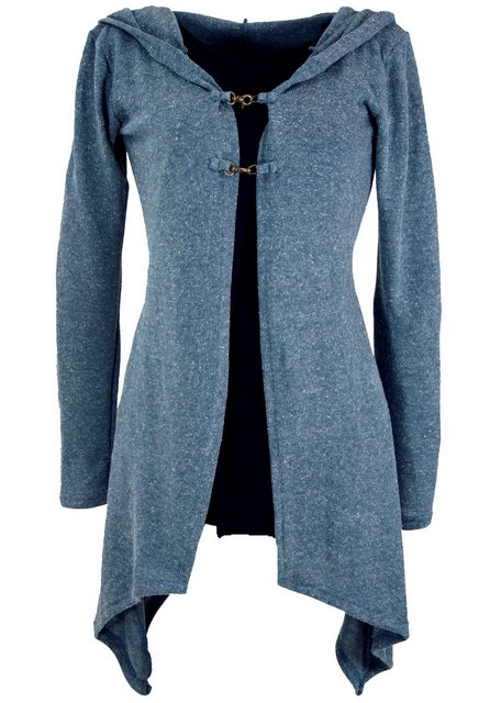 Guru-Shop Langjacke Lange Strickjacke, Strickmantel mit weiter.. günstig online kaufen