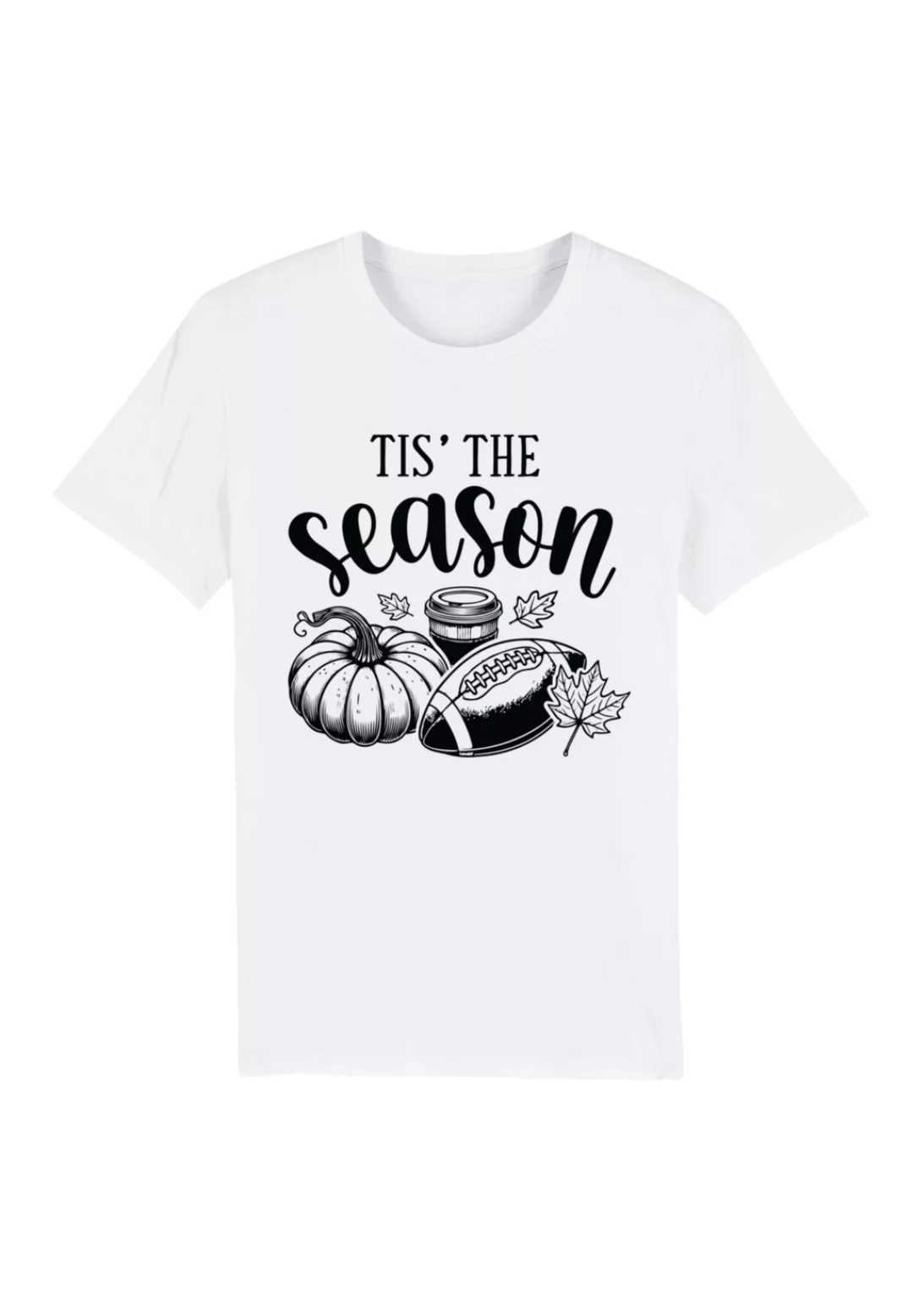 F4NT4STIC T-Shirt "Fall pumpkin coffe football its the Season", Premium Qua günstig online kaufen