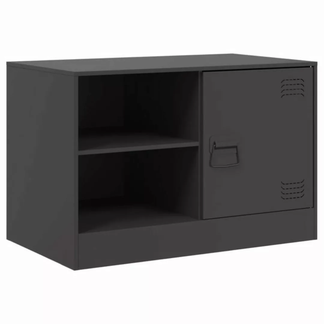 vidaXL TV-Schrank TV-Schrank Schwarz 67x39x44 cm Stahl (1-St) günstig online kaufen