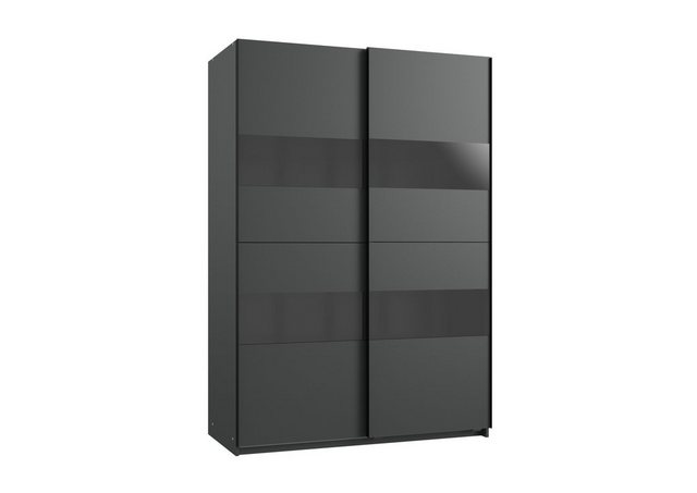 freiraum Kleiderschrank Altona1 (B/H/T: 135x198x64 cm) in Graphit mit 2 Tür günstig online kaufen