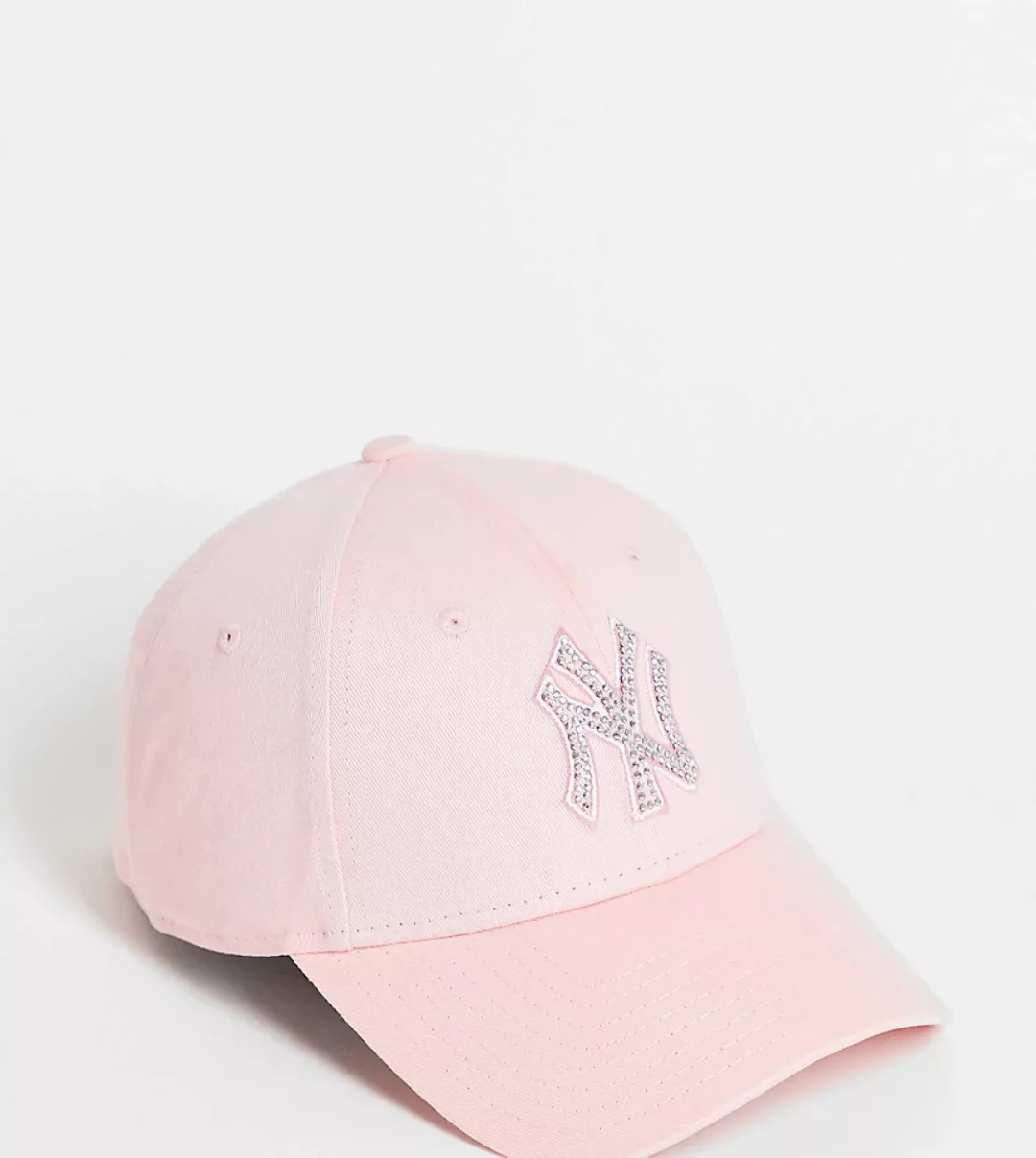 New Era – 9Forty – Exklusive Kappe in Rosa mit „NY“-Strasslogo günstig online kaufen