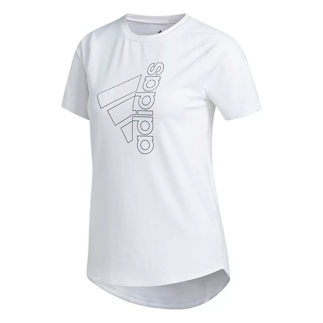 Adidas Tech Badge Of Sport Kurzarm T-shirt XS White / Black günstig online kaufen