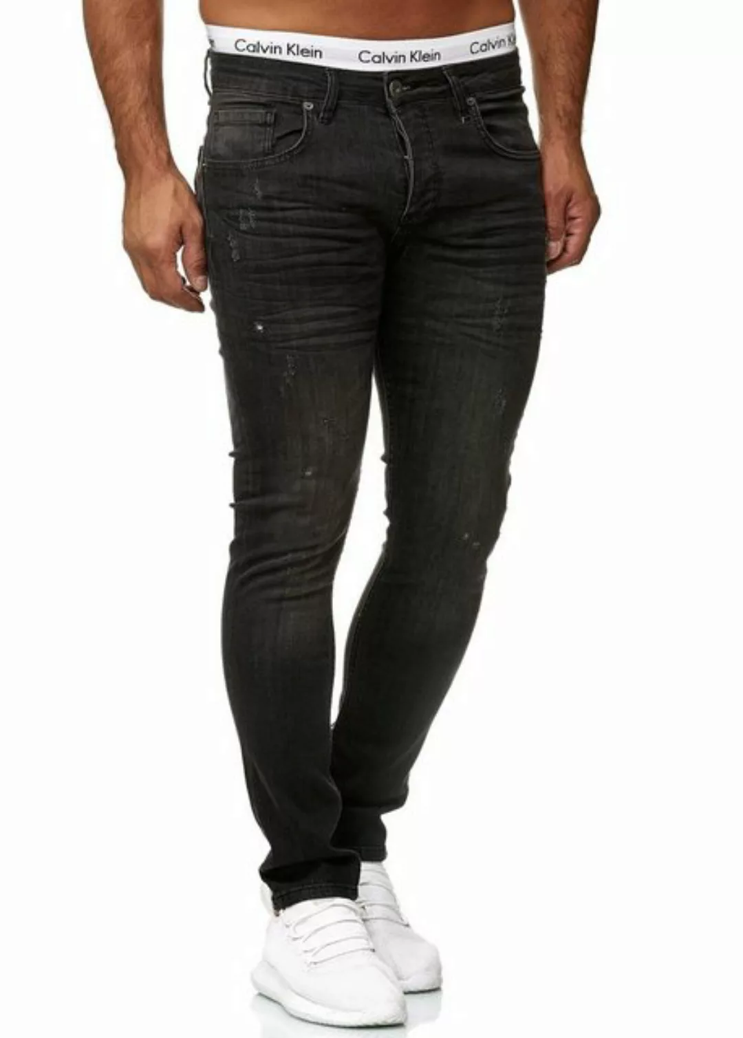 Code47 Skinny-fit-Jeans Code47 Designer Herren Jeans Hose Regular Skinny Fi günstig online kaufen