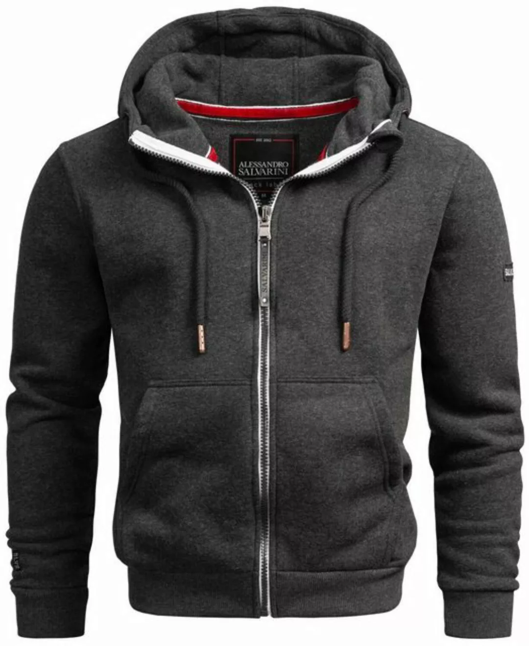 Alessandro Salvarini Sweatjacke ASBergamo aus hochwertigem, warmem Material günstig online kaufen