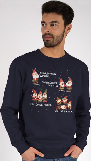 Shirtracer Sweatshirt Ein Glühwein Swei Glühwein, Wichtel, Ein Glühwein Zwe günstig online kaufen