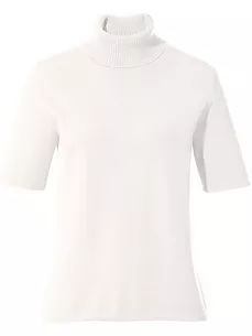 Rollkragen-Pullover aus 100% Premium-Kaschmir Peter Hahn Cashmere weiss günstig online kaufen