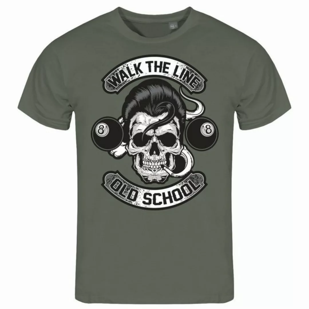 deinshirt Print-Shirt Herren T-Shirt Walk the line Funshirt mit Motiv günstig online kaufen