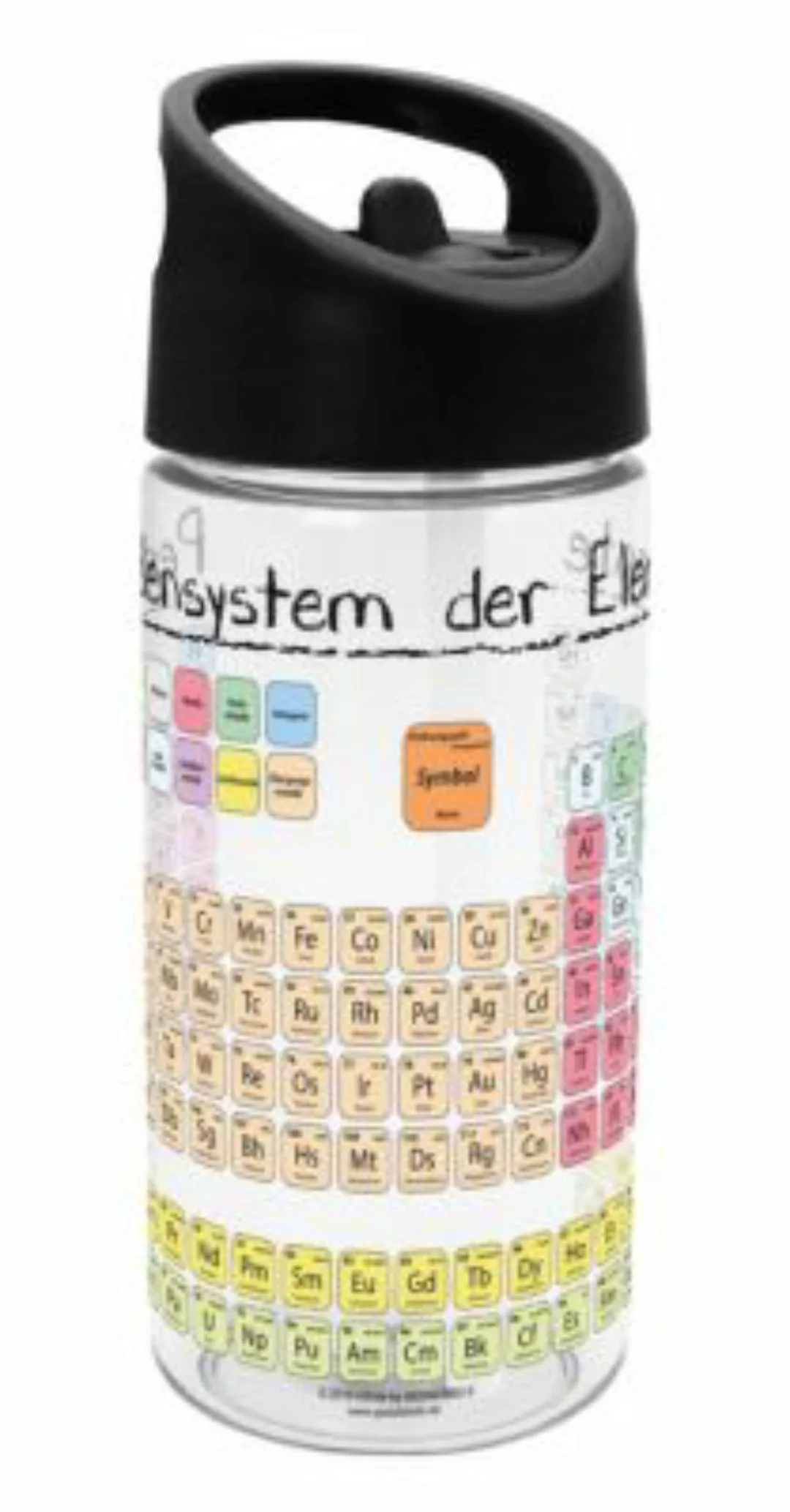 Geda Labels Trinkflasche Periodensystem 450ml Trinkflaschen bunt günstig online kaufen