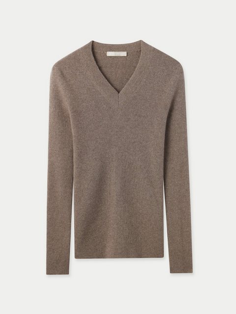 GOBI Cashmere V-Ausschnitt-Pullover Leichter Pullover mit V-Ausschnitt günstig online kaufen