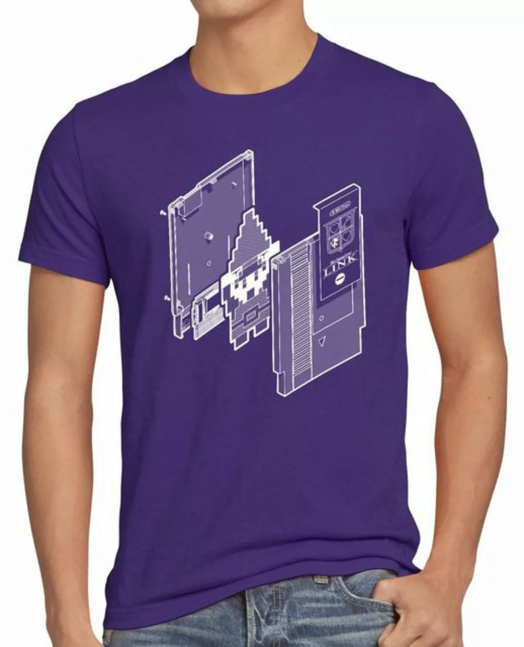 style3 Print-Shirt Herren T-Shirt Adventure of Link classic gamer switch sn günstig online kaufen