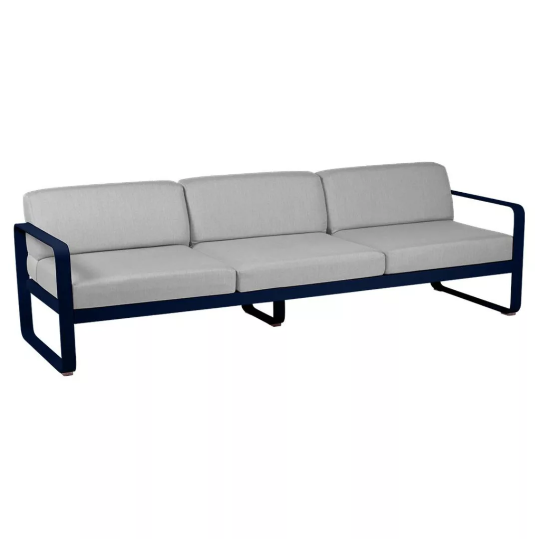 Bellevie 3-Sitzer Lounge-Sofa 92 Abyssblau 79 Flanellgrau günstig online kaufen