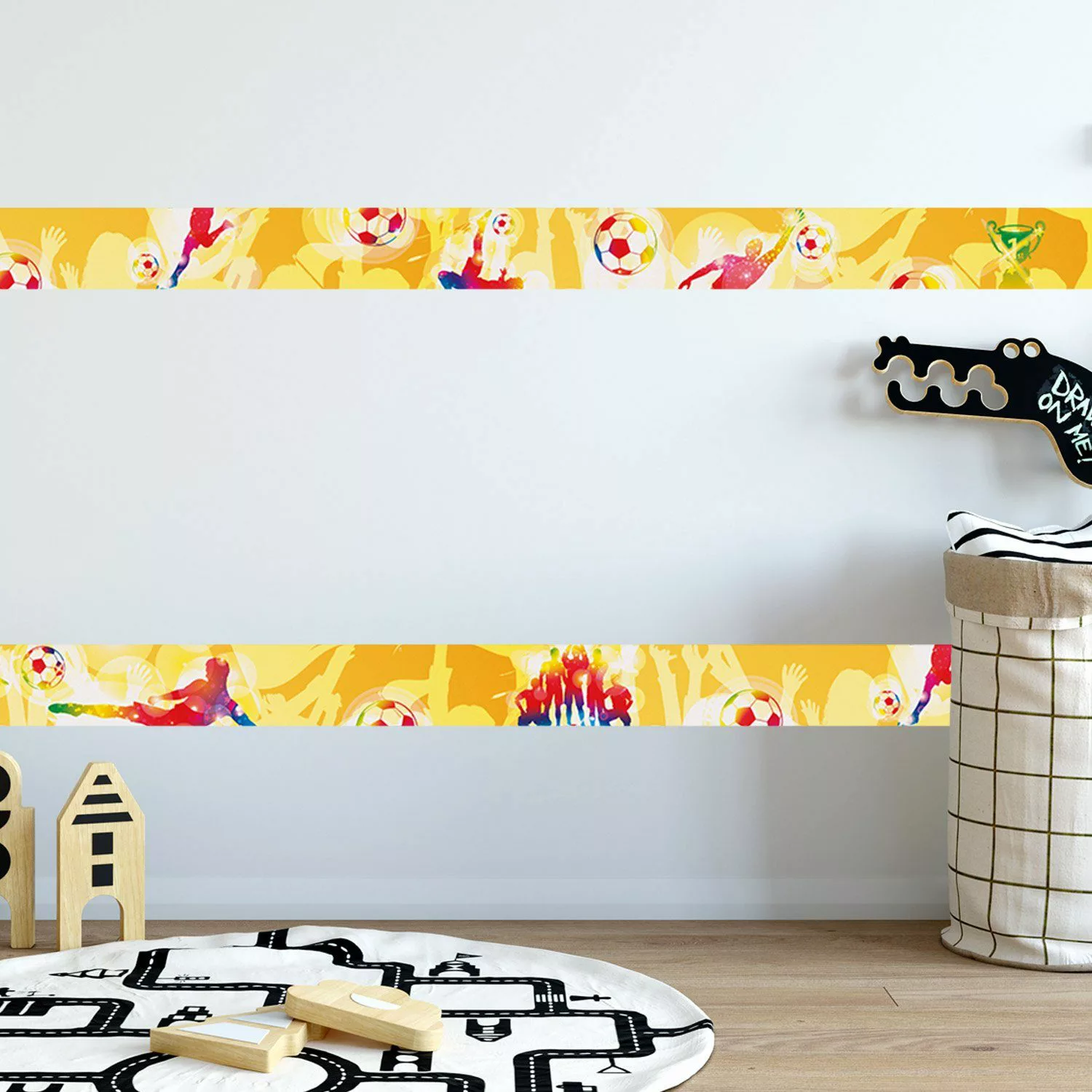 Sunnywall Bordüre Fussball (Bordüre - 400 günstig online kaufen