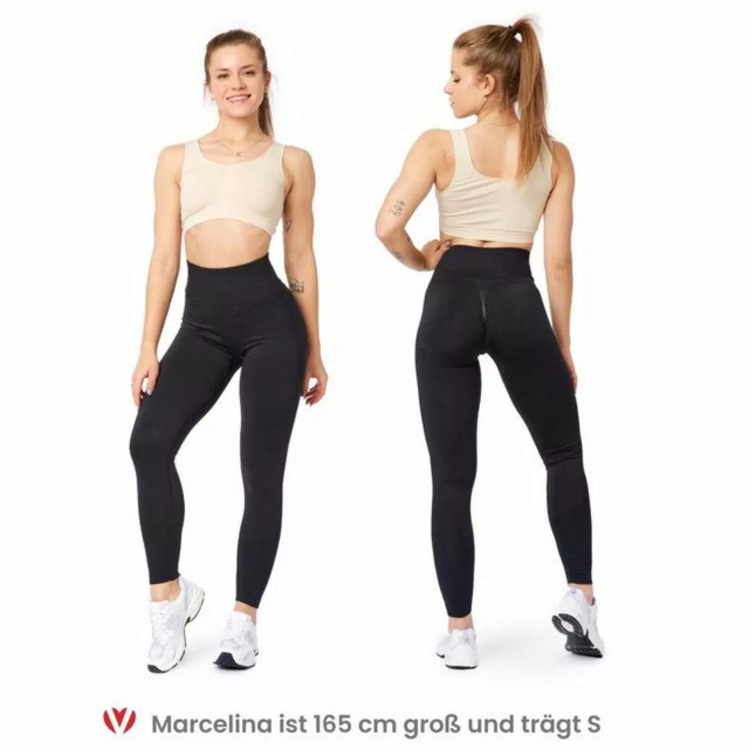 Bellivalini Leggings Damen High Waist Push Up Scrunch BLV50-254 (1-tlg) fig günstig online kaufen