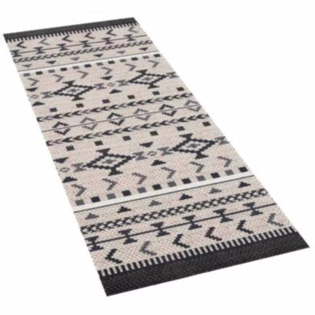 Pergamon Küchenläufer Teppich Trendy Ethno Teppichläufer beige Gr. 45 x 145 günstig online kaufen