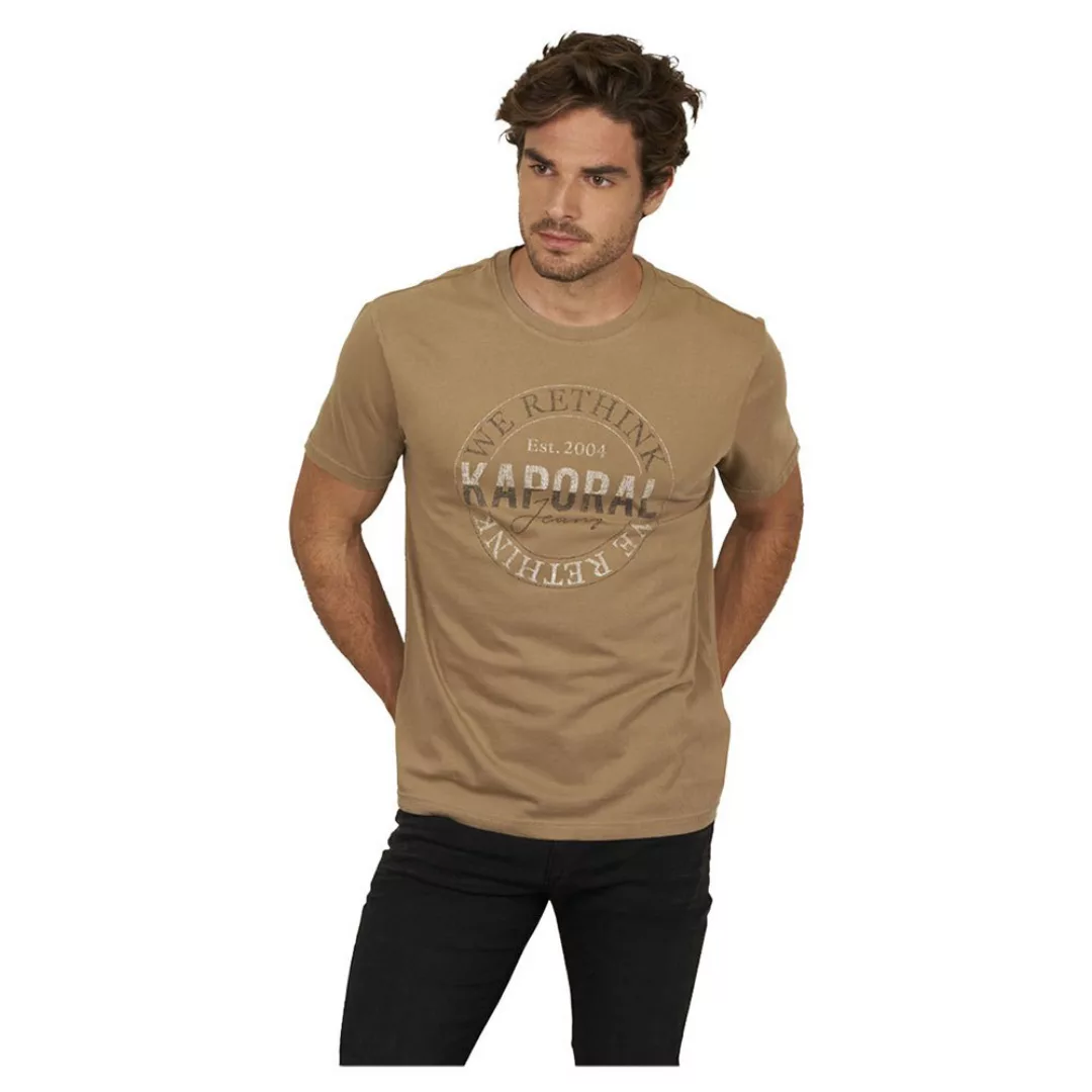 Kaporal Round Kurzärmeliges T-shirt M Sand günstig online kaufen