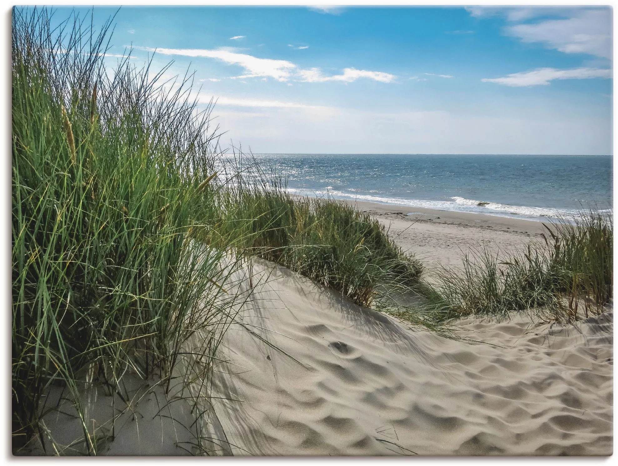 Artland Wandbild »Dünenlandschaft im Sommer an der Nordsee«, Strand, (1 St. günstig online kaufen