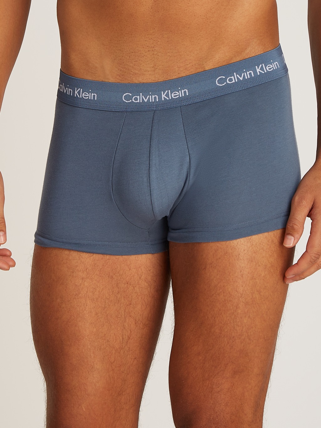 Calvin Klein 3-er Set Low Rise Trunks in Schwarz mit Webbund günstig online kaufen