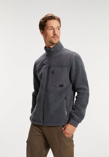 Human Nature Strickjacke Fisher Fleecejacke, Cardigan, Brusttasche günstig online kaufen