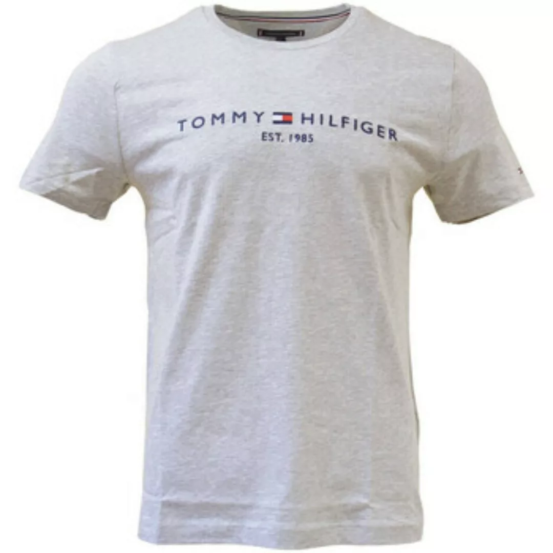 Tommy Hilfiger Logo T-shirt Grau - Größe XS günstig online kaufen