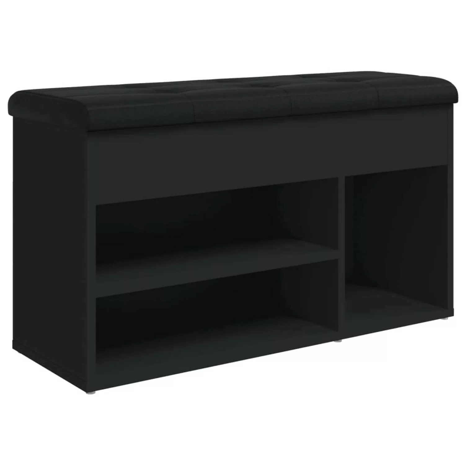 vidaXL Schuhbank Schwarz 82x32x45,5 cm Holzwerkstoff günstig online kaufen