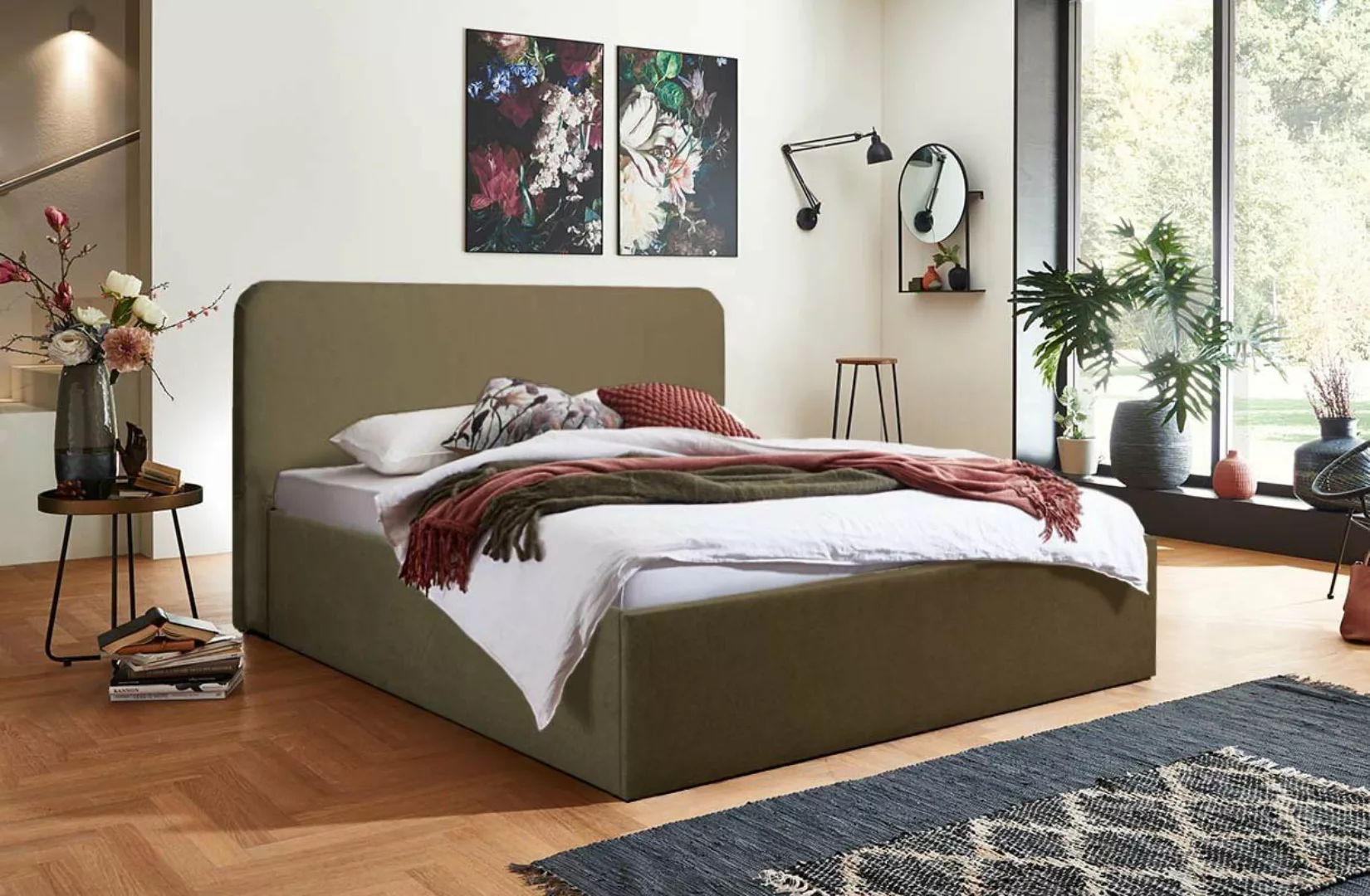 Halmon Schlafkomfort Betten Polsterbett Mailand günstig online kaufen