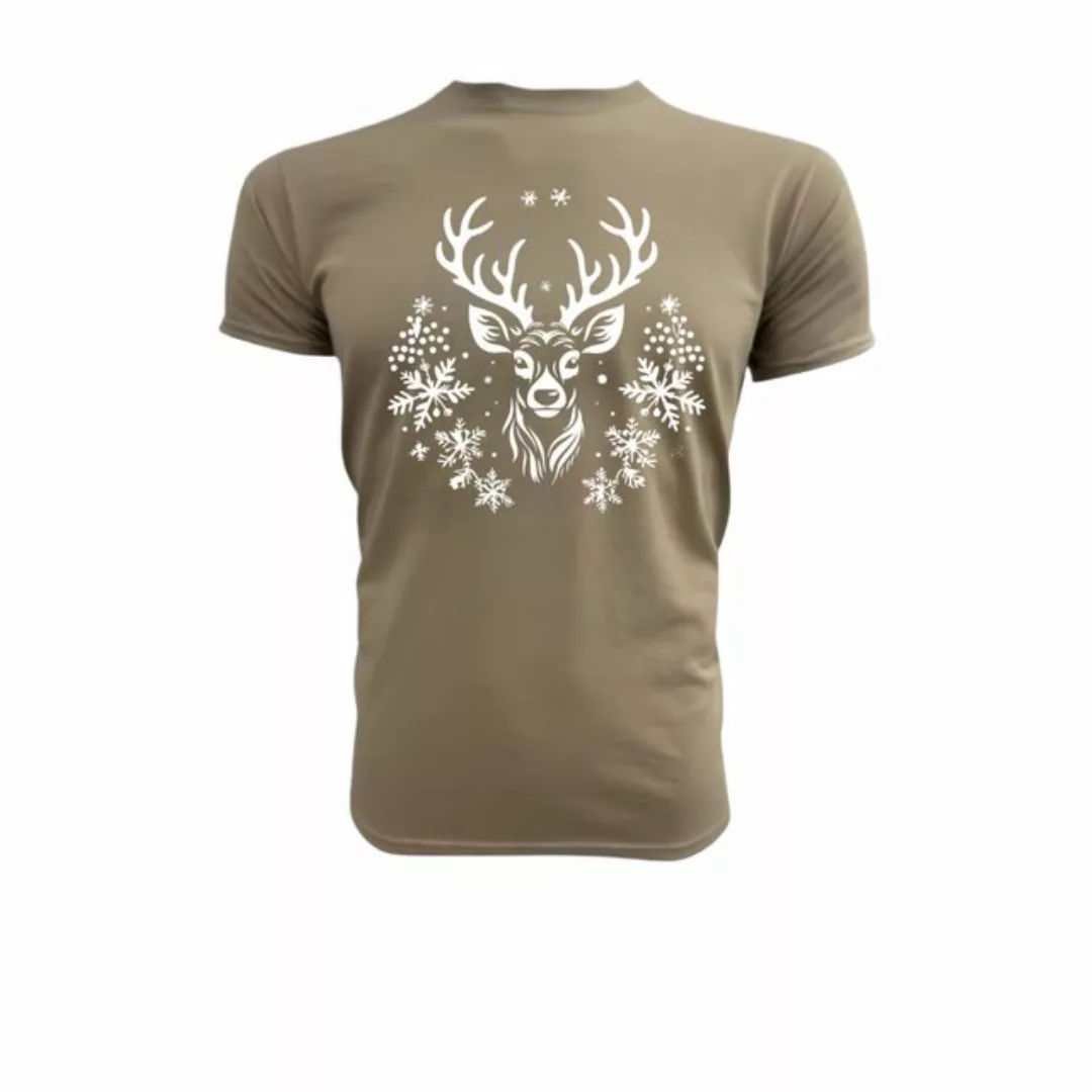 PAULGOS Strandshirt Herren T-Shirt "Weihnachtshirsch günstig online kaufen