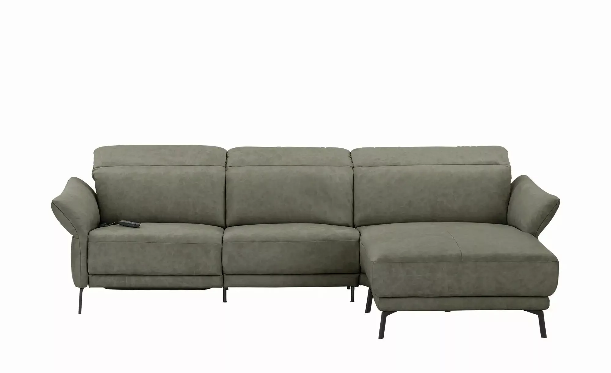 Wohnwert Ecksofa Leder Bellana ¦ grün ¦ Maße (cm): B: 291 H: 101 T: 176.0 P günstig online kaufen