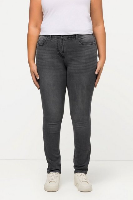 Ulla Popken Stretch-Hose Skinnyjeans Sarah schmale 5-Pocket-Form High Waist günstig online kaufen