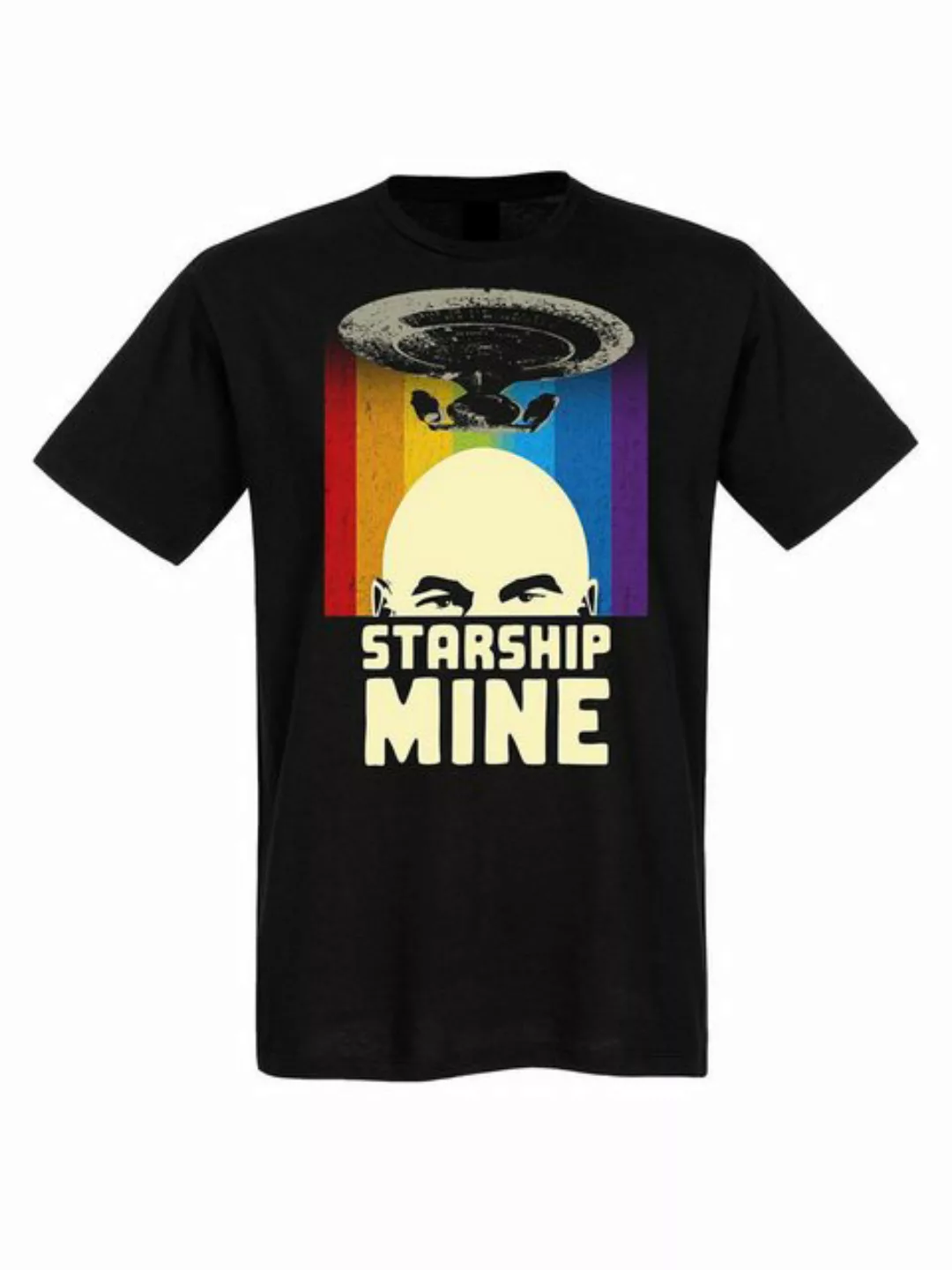 Star Trek Starship Mine Herren T-Shirt schwarz günstig online kaufen