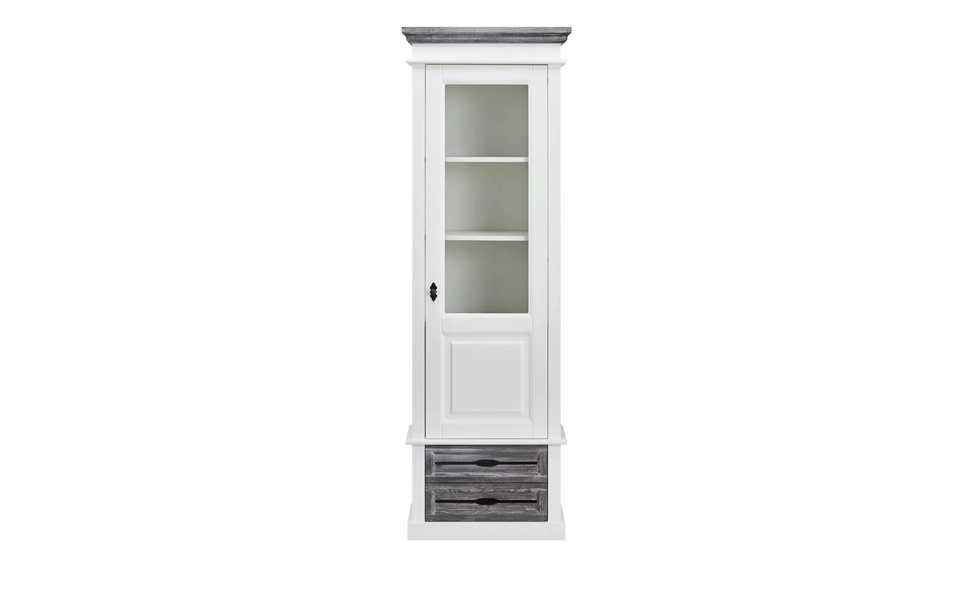 maison bleue Vitrine  Cabana ¦ weiß ¦ Maße (cm): B: 66,3 H: 200 T: 39,7 Sch günstig online kaufen