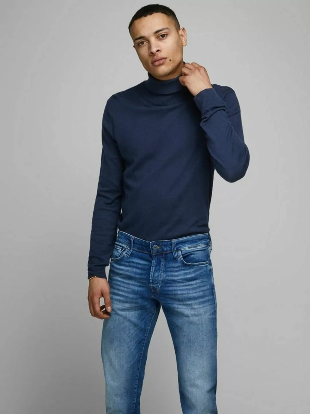 Jack & Jones Herren Rollkragen Pullover JJEEMIL günstig online kaufen