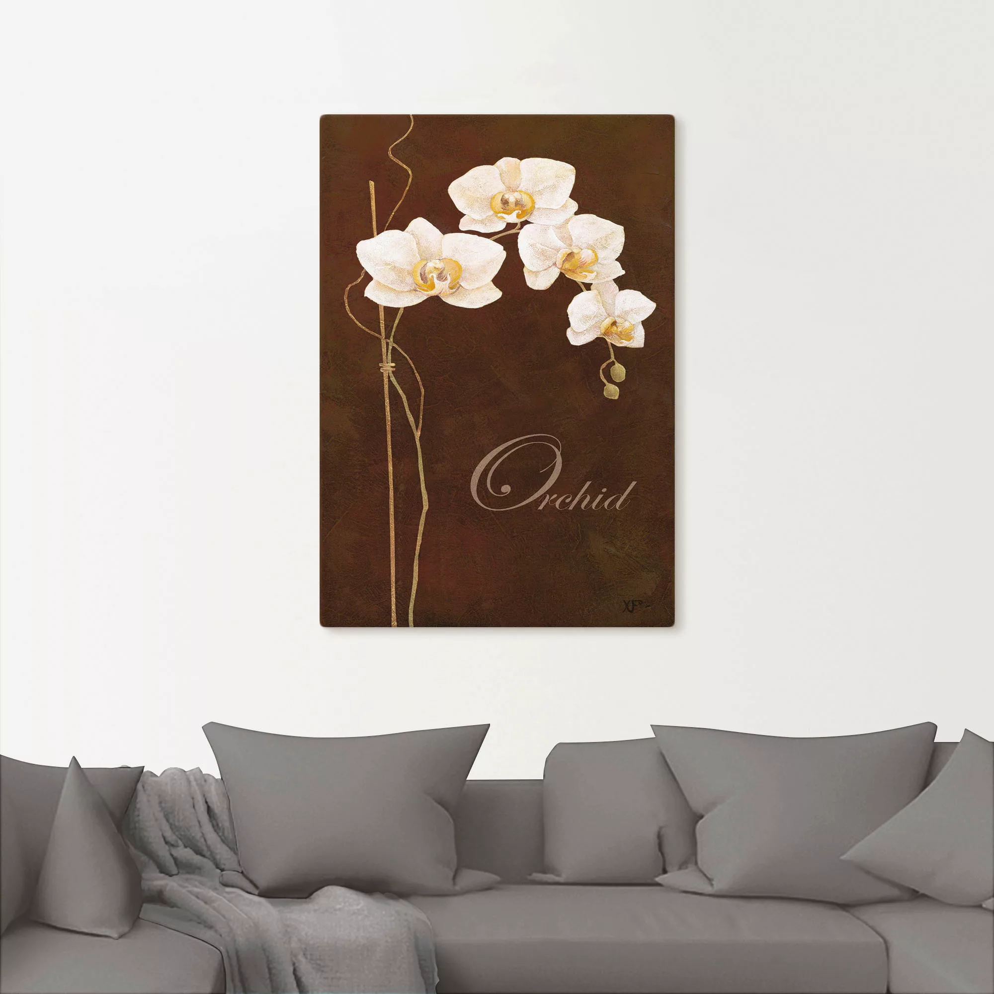 Artland Wandbild »Zarte Orchidee«, Blumen, (1 St.), als Leinwandbild, Poste günstig online kaufen