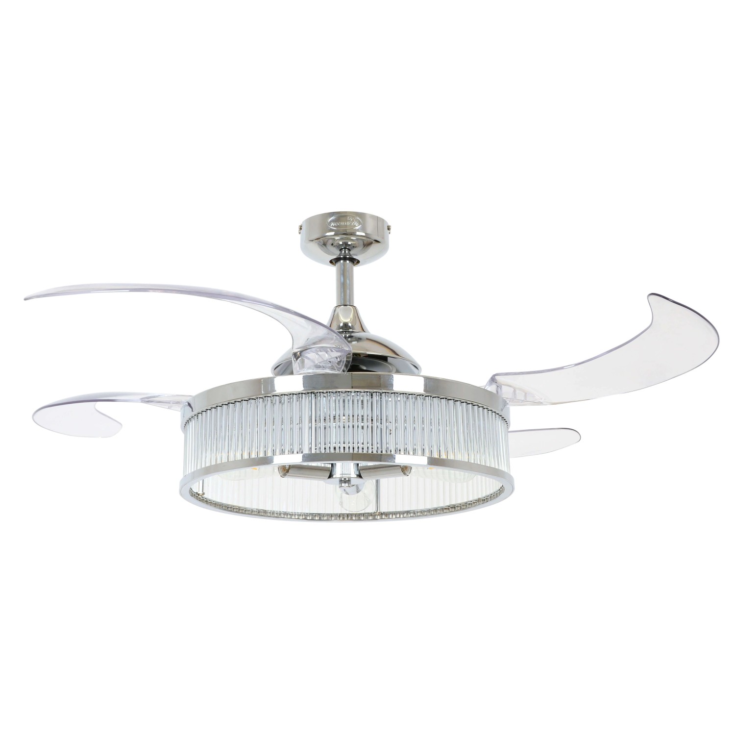 Beacon Deckenventilator Licht Fanaway Corbelle chrom leise günstig online kaufen