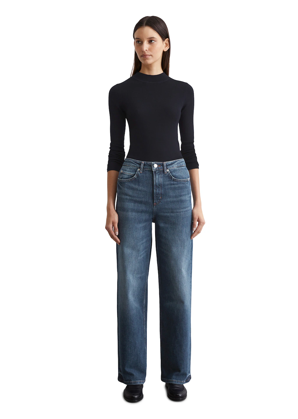 Marc OPolo Weite Jeans "aus Organic-Cotton-Mix-Stretch" günstig online kaufen