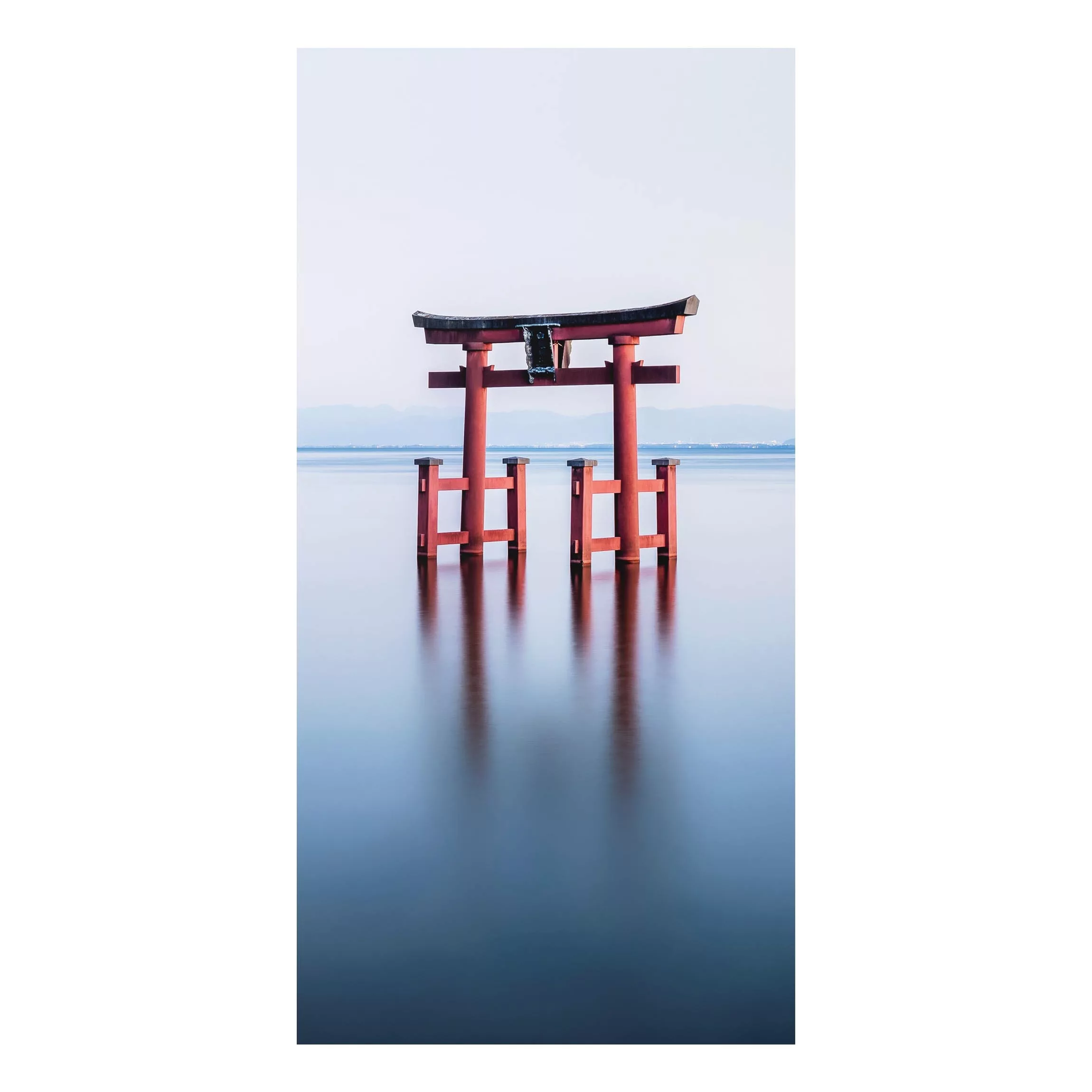 Alu-Dibond Bild Torii im Wasser günstig online kaufen