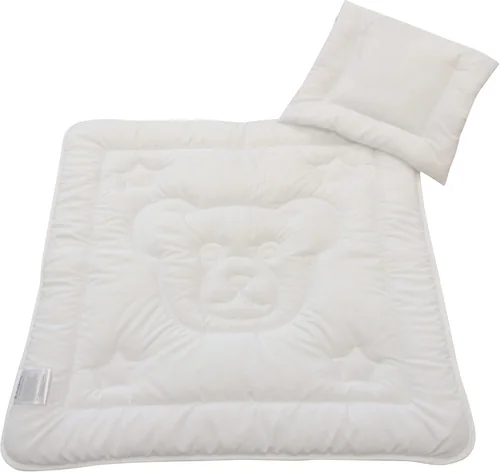 Dreams Steppbett + Kopfkissen »Teddybär«, (Spar-Set), Praktisches Set für B günstig online kaufen