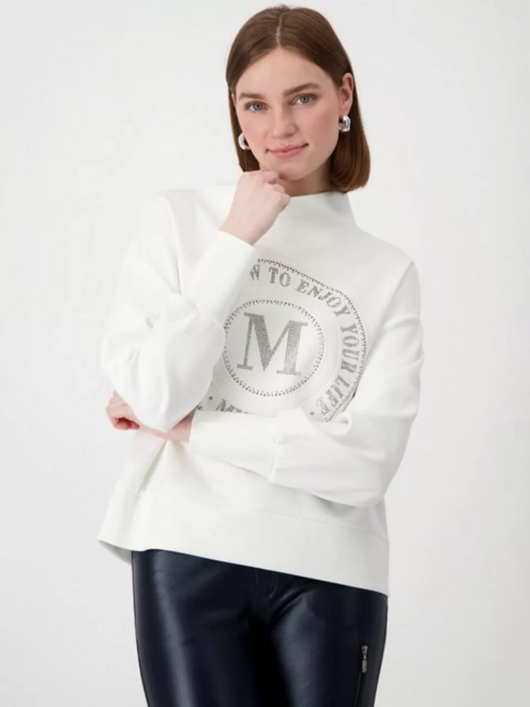 Monari Sweatshirt (1-tlg) Ziersteine günstig online kaufen